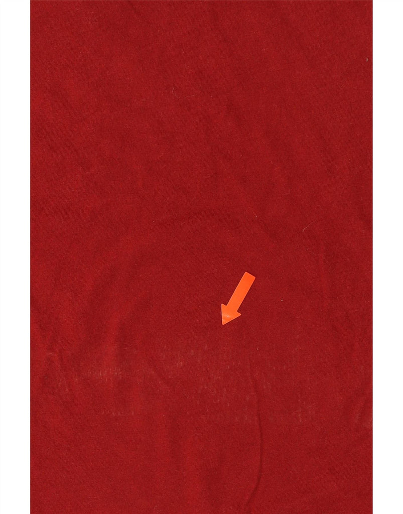 NIKE Mens Athletic Cut Graphic T-Shirt Top Large Red Cotton Vintage Nike and Second-Hand Nike from Messina Hembry 