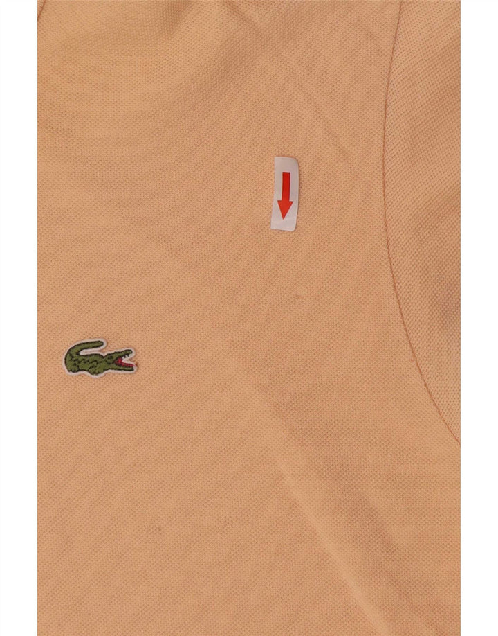 Lacoste Mens Polo Shirt Size 5 Large Pink Cotton