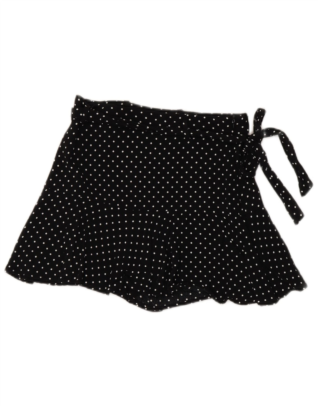 ZARA Womens Casual Shorts Small W26  Black Polka Dot