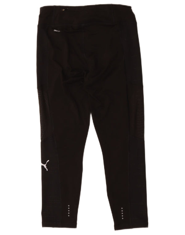 Puma Womens Crop Leggings UK 8 Small Black Polyester