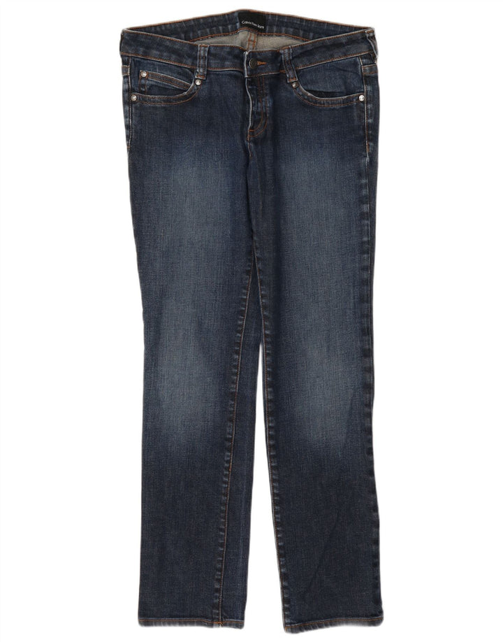 Calvin Klein Womens Slim Jeans W34 L30 Blue