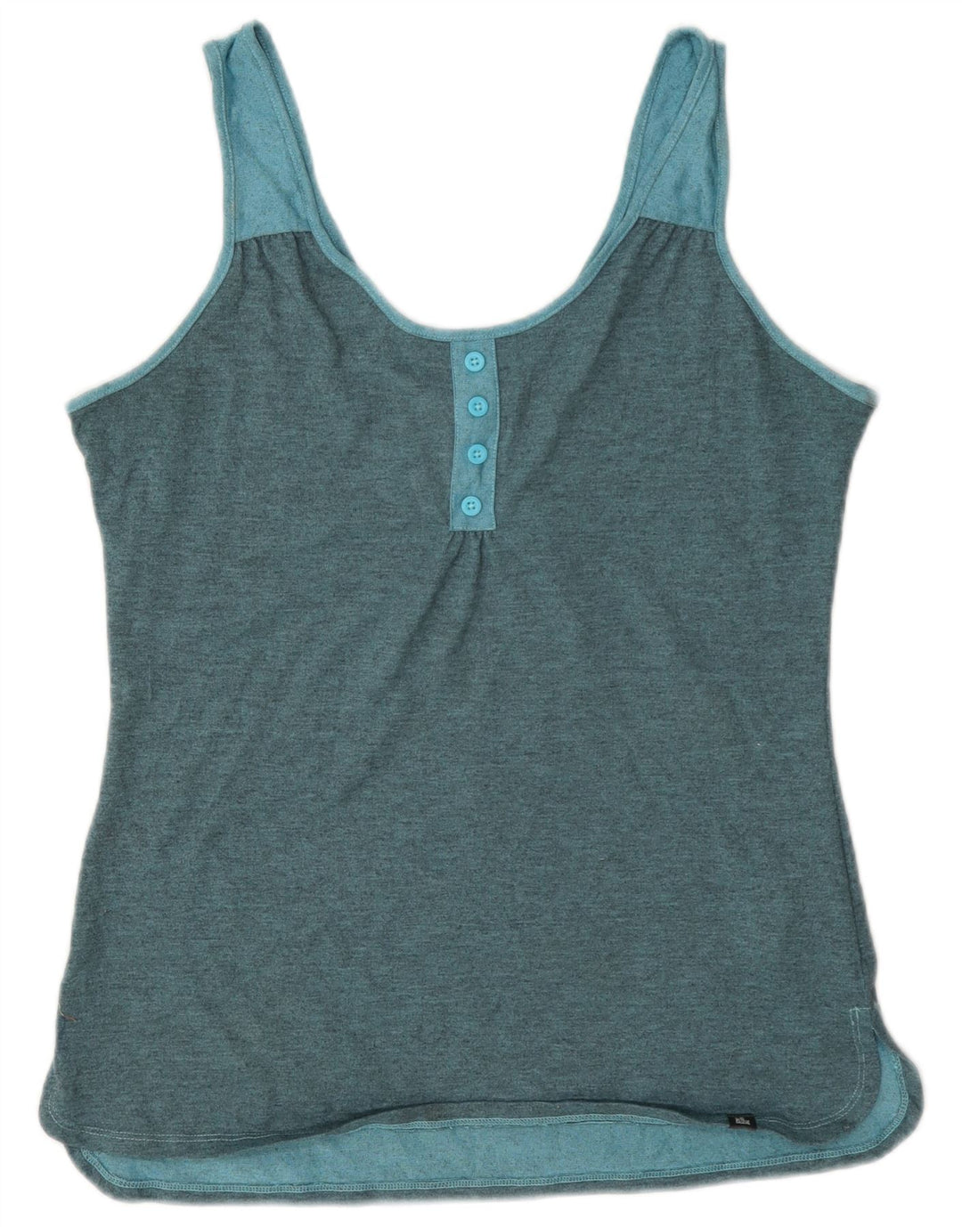 The North Face Womens Vest Top UK 14 Large Blue Polyester