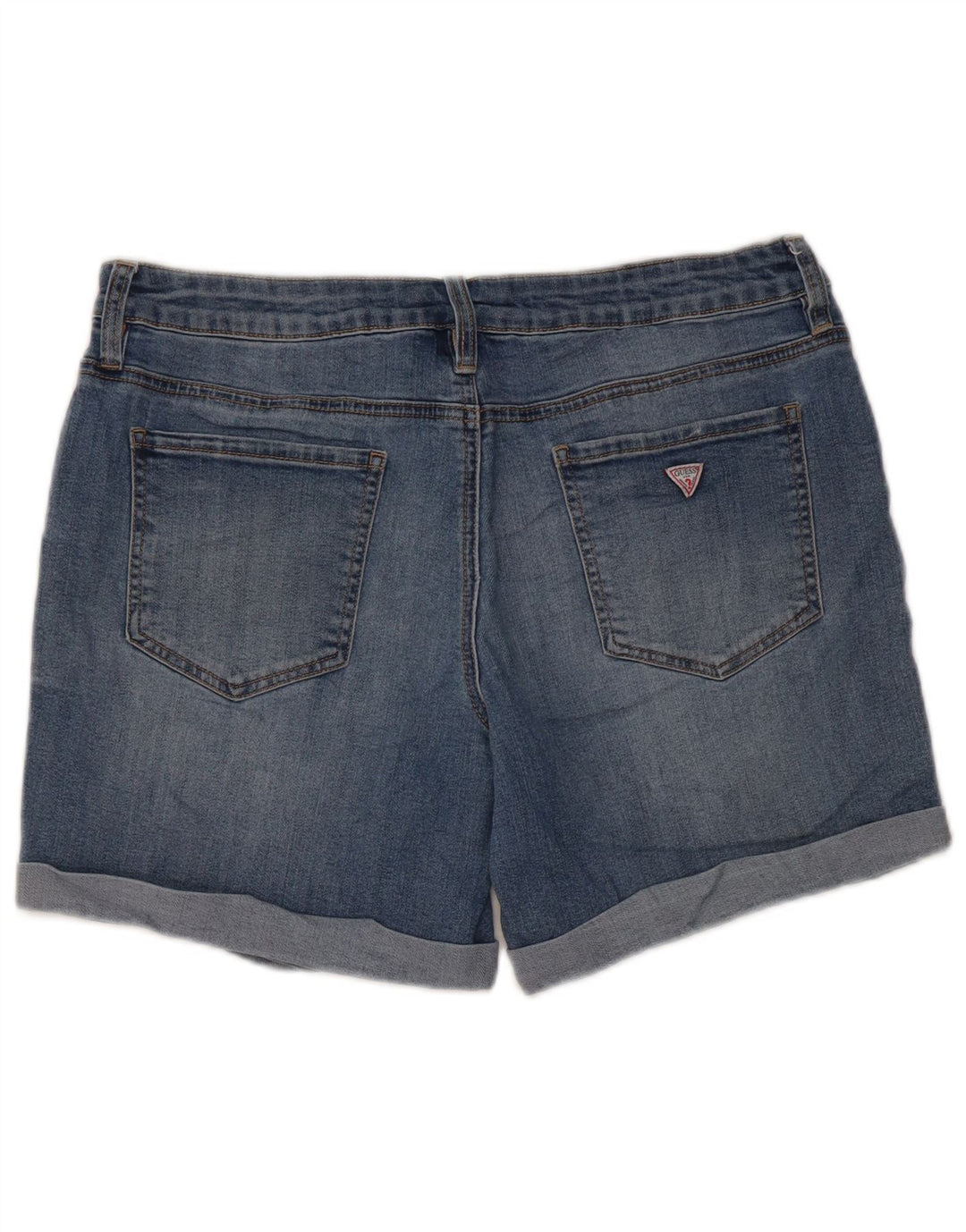 Guess Womens Low Waist Denim Shorts W31 Medium Blue Cotton