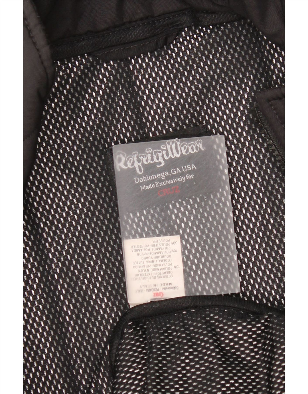 Refrigiwear Womens Cruz Padded Jacket UK 6 XS Black Polyamide