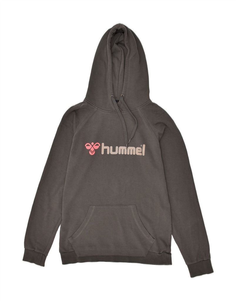 HUMMEL Mens Graphic Hoodie Jumper Large Grey Cotton | Vintage Hummel | Thrift | Second-Hand Hummel | Used Clothing | Messina Hembry 