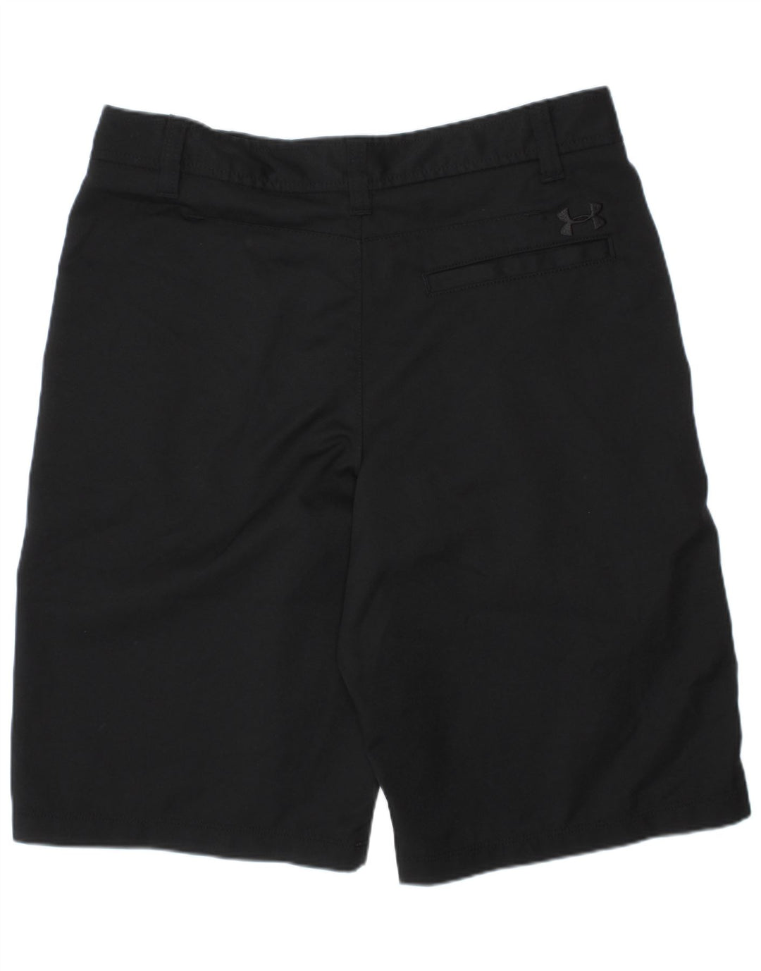 UNDER ARMOUR Boys Chino Shorts 15-16 Years W28 Black