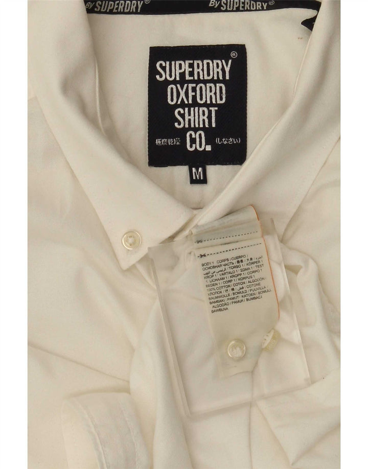 Superdry Mens Shirt Medium White Cotton