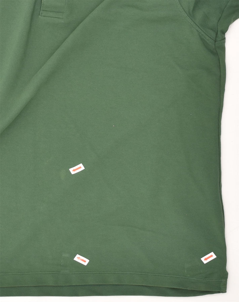 VINTAGE Mens Polo Shirt Medium Green Cotton | Vintage Vintage | Thrift | Second-Hand Vintage | Used Clothing | Messina Hembry 