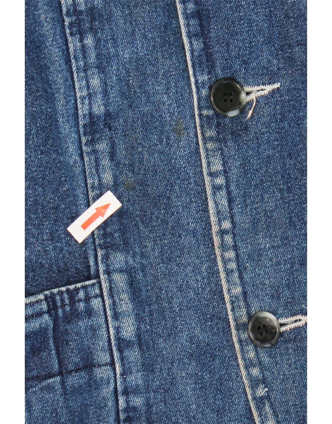 Vintage Mens Denim Jacket UK 42 XL Blue