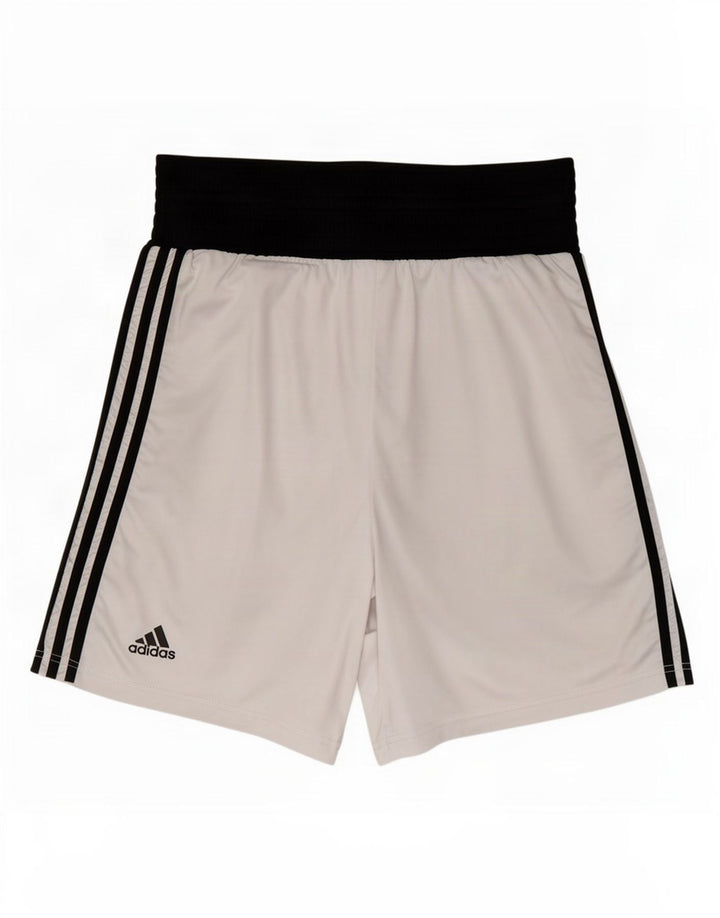 Adidas Mens Sport Shorts Medium White Colourblock Polyester