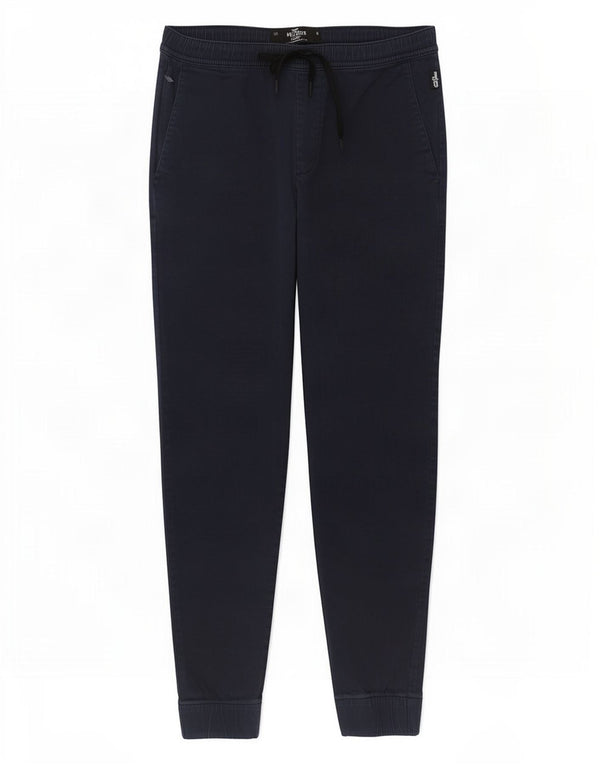 Hollister Mens Joggers Trousers Medium W30 L28 Navy Blue Cotton