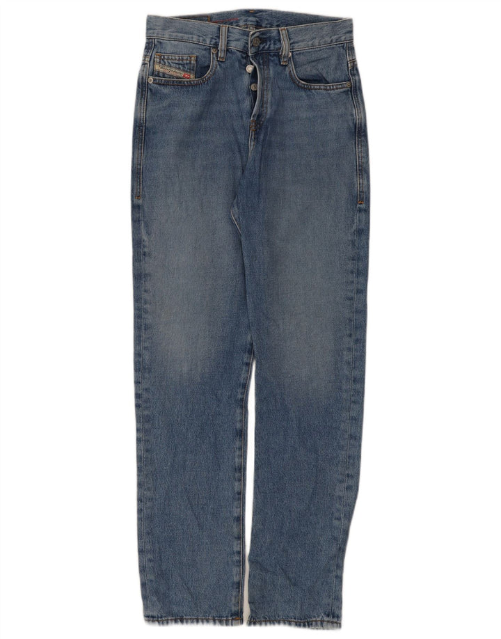 Diesel Womens Straight Jeans W26 L31 Blue Cotton