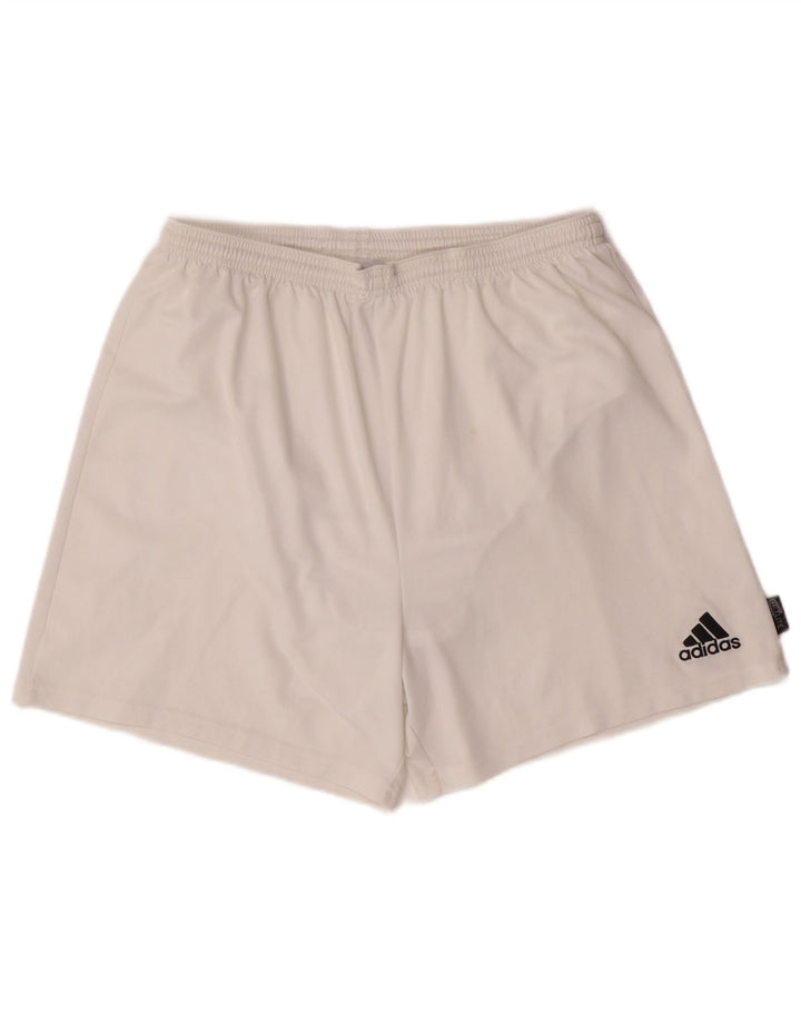 ADIDAS Mens Climalite Sport Shorts XL  White Polyester