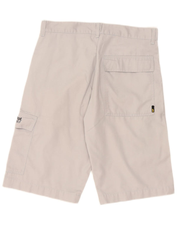 Meltin' Pot Mens Cargo Shorts W32 Medium Grey Cotton