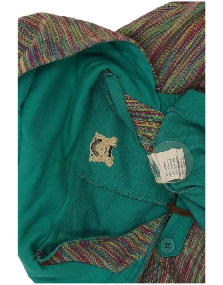 Billabong Womens Graphic Zip Hoodie Sweater UK 12 Medium Multicoloured