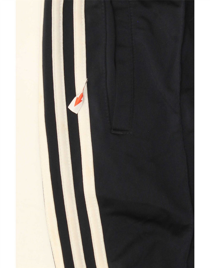 Adidas Boys Tracksuit Trousers Joggers 9-10 Years Navy Blue Polyester