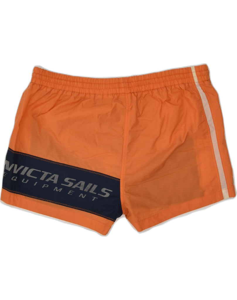 INVICTA Mens Sport Shorts XL Orange Colourblock Nylon | Vintage Invicta | Thrift | Second-Hand Invicta | Used Clothing | Messina Hembry 