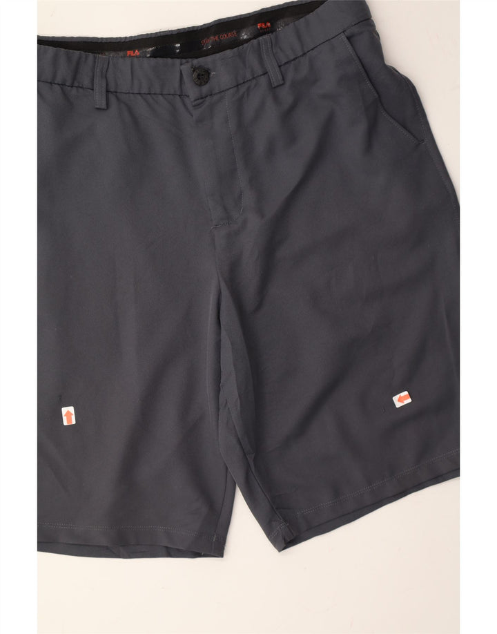 FILA Mens Chino Shorts W36 Large Grey Polyester Vintage Fila and Second-Hand Fila from Messina Hembry 