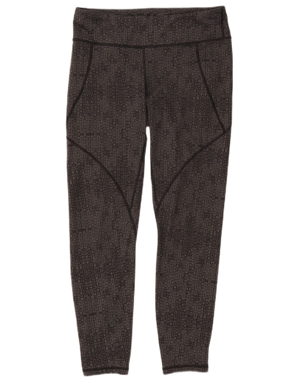 Patagonia Womens Leggings UK 14 Large Grey Geometric Polyester