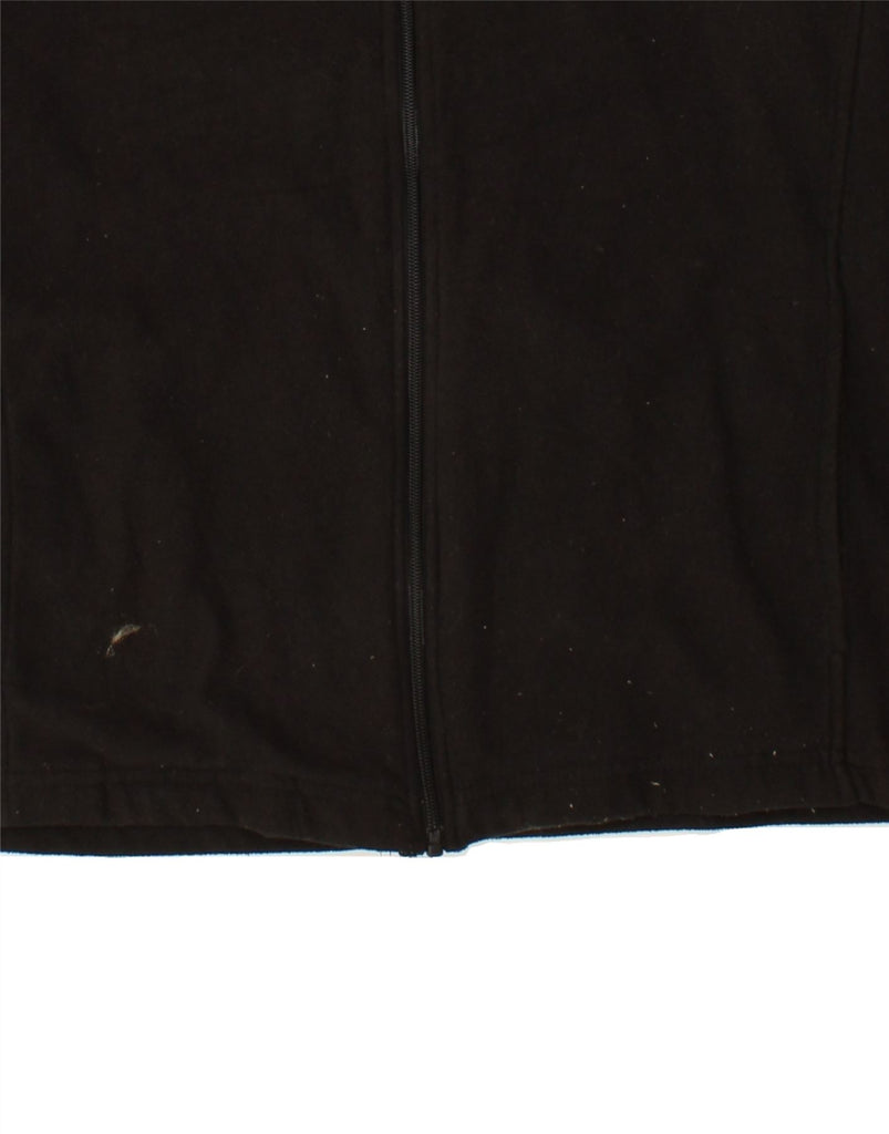 STARTER Mens Fleece Jacket Size 42/44 Large Black Polyester | Vintage Starter | Thrift | Second-Hand Starter | Used Clothing | Messina Hembry 