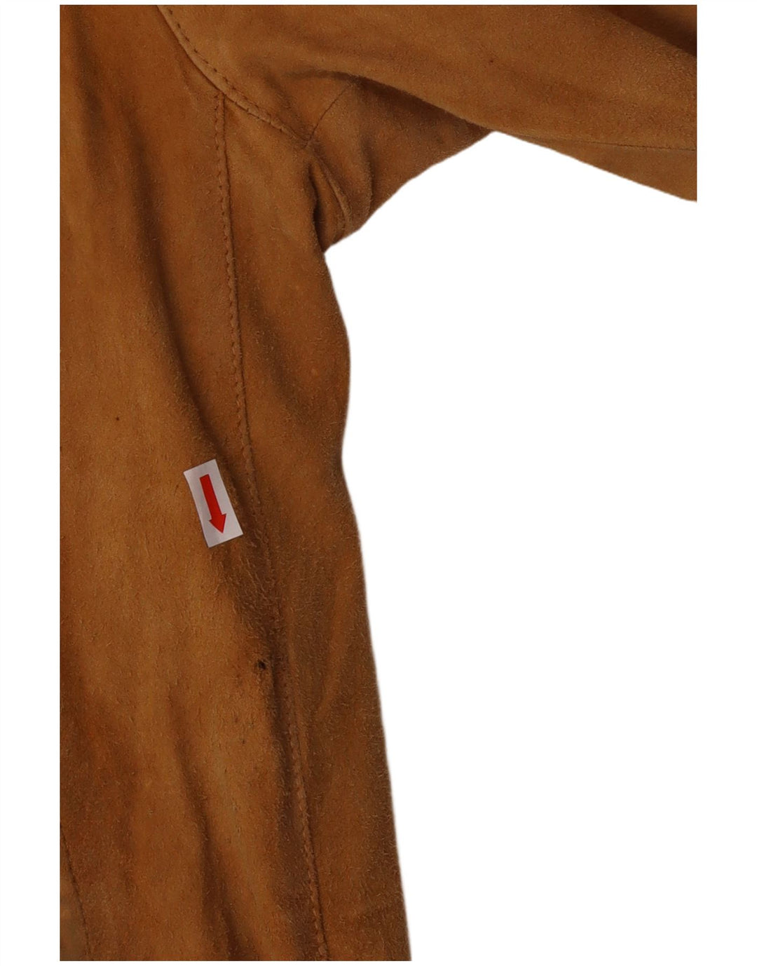 Vintage Mens Suede Bomber Jacket UK 42 XL Brown Leather