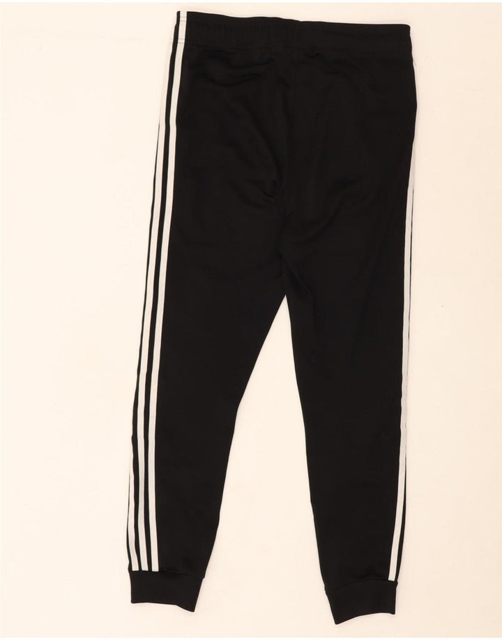 ADIDAS Boys Tracksuit Trousers Joggers 13-14 Years  Black Polyester Vintage Adidas and Second-Hand Adidas from Messina Hembry 