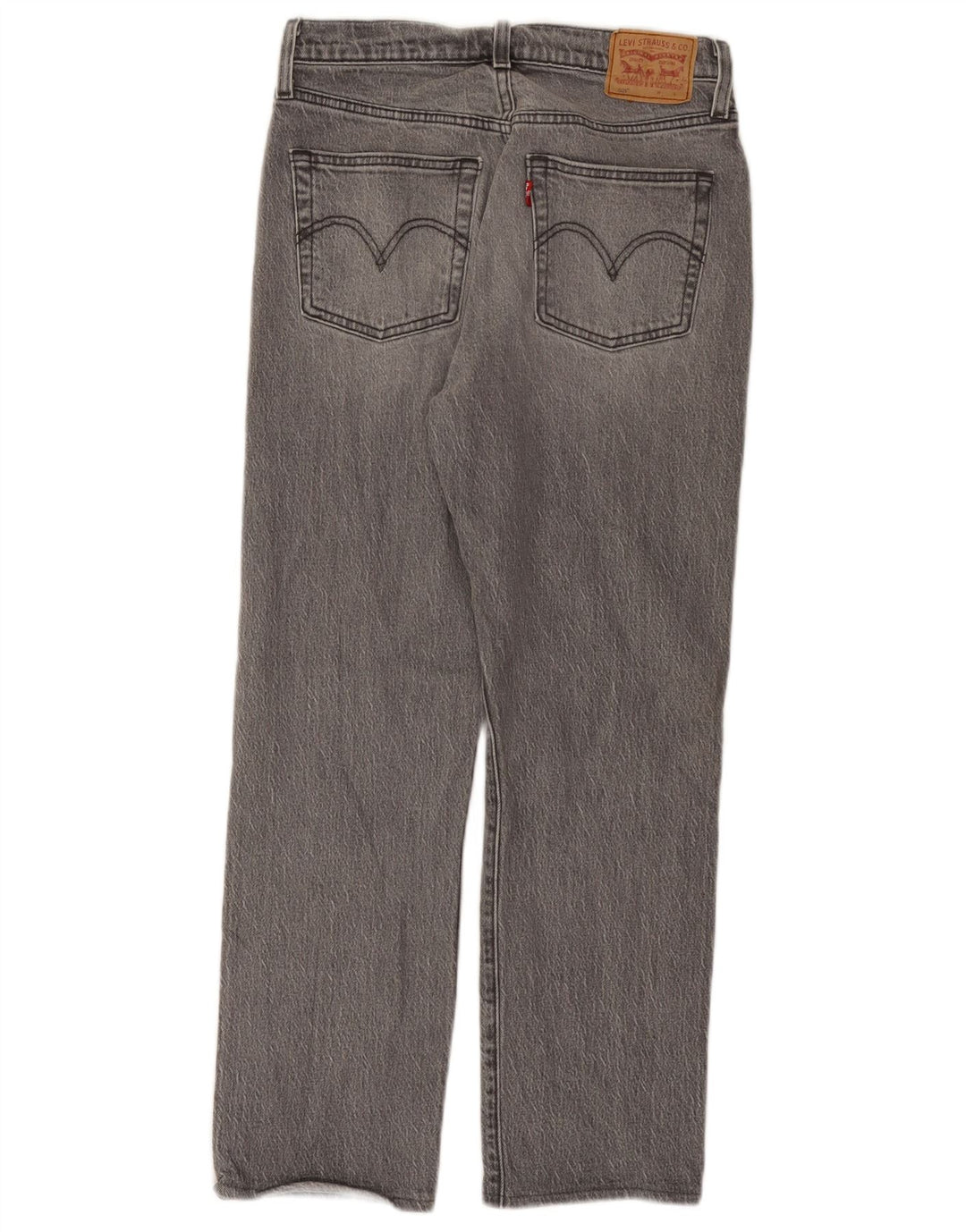 Levi's Womens 501 Straight Jeans W27 L28 Grey Cotton