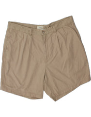 DOCKERS Mens Relaxed Fit Chino Shorts W38 XL Beige Cotton