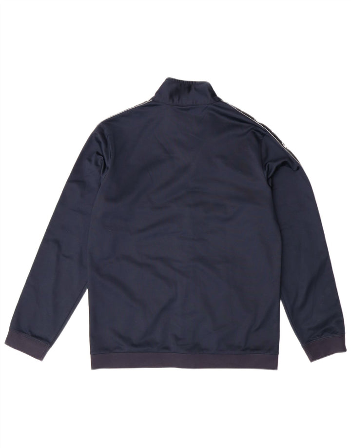 CHAMPION Boys Tracksuit Top Jacket 13-14 Years XL  Navy Blue Colourblock