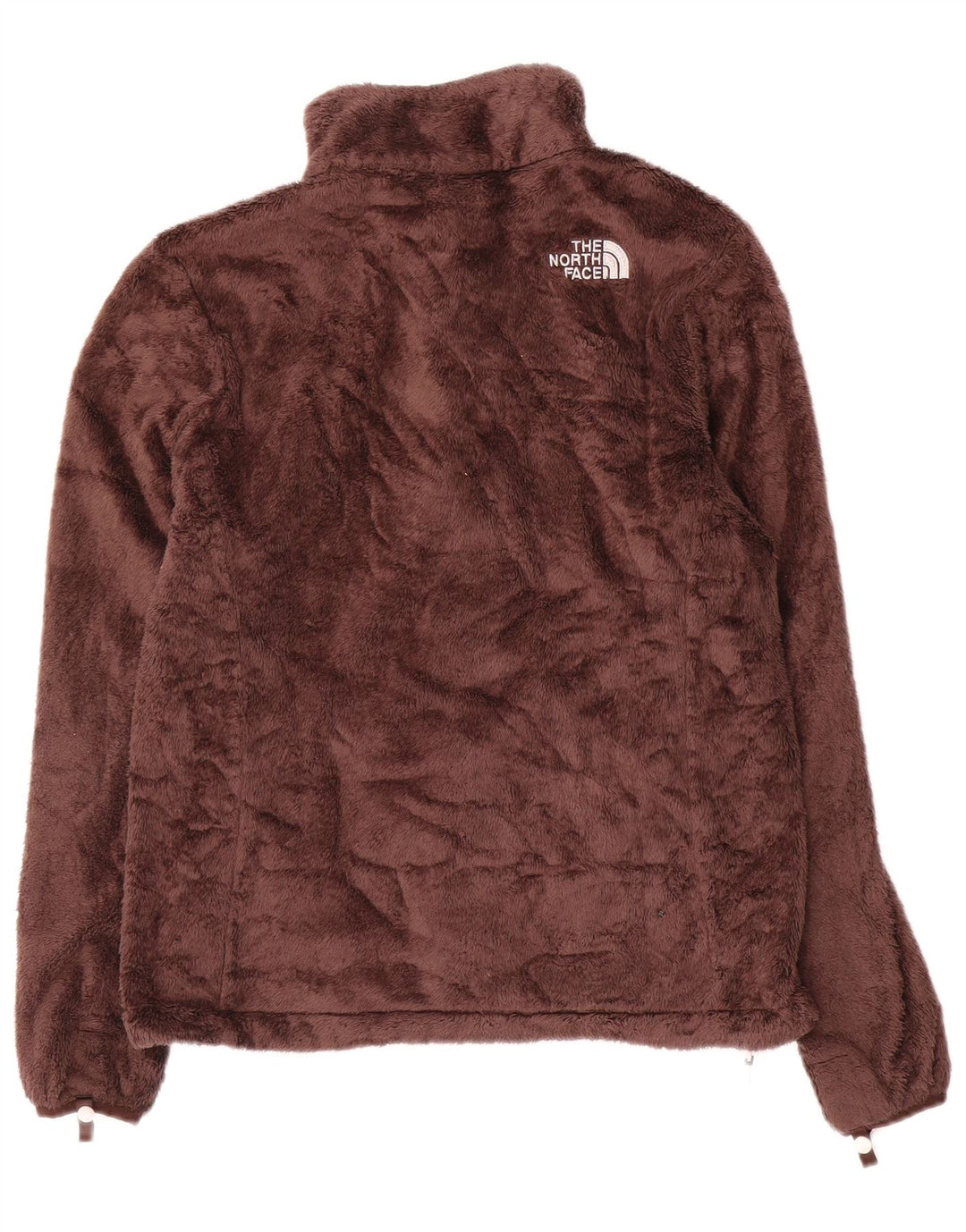 The North Face Womens Fleece Jacket UK 10 Small Brown Polyester