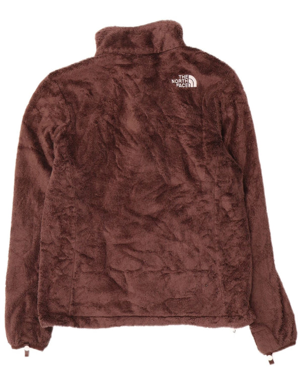 The North Face Womens Fleece Jacket UK 10 Small Brown Polyester