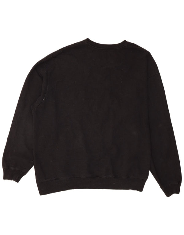 Champion Mens Sweatshirt Jumper 3XL Black Cotton