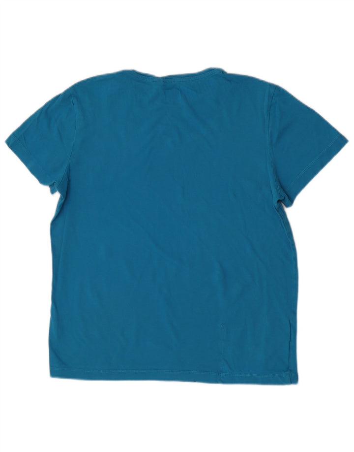 K-Way Womens T-Shirt Top UK 14 Medium Blue