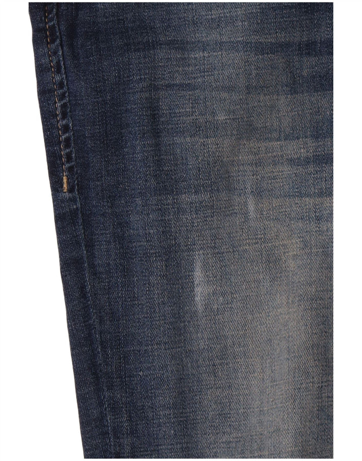 Jack & Jones Mens Straight Jeans W32 L32 Blue Cotton