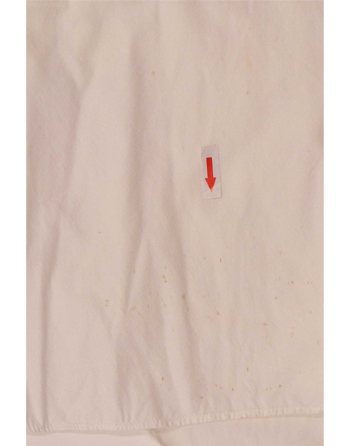 Lanvin Mens Formal Shirt Size 44 XL White Cotton