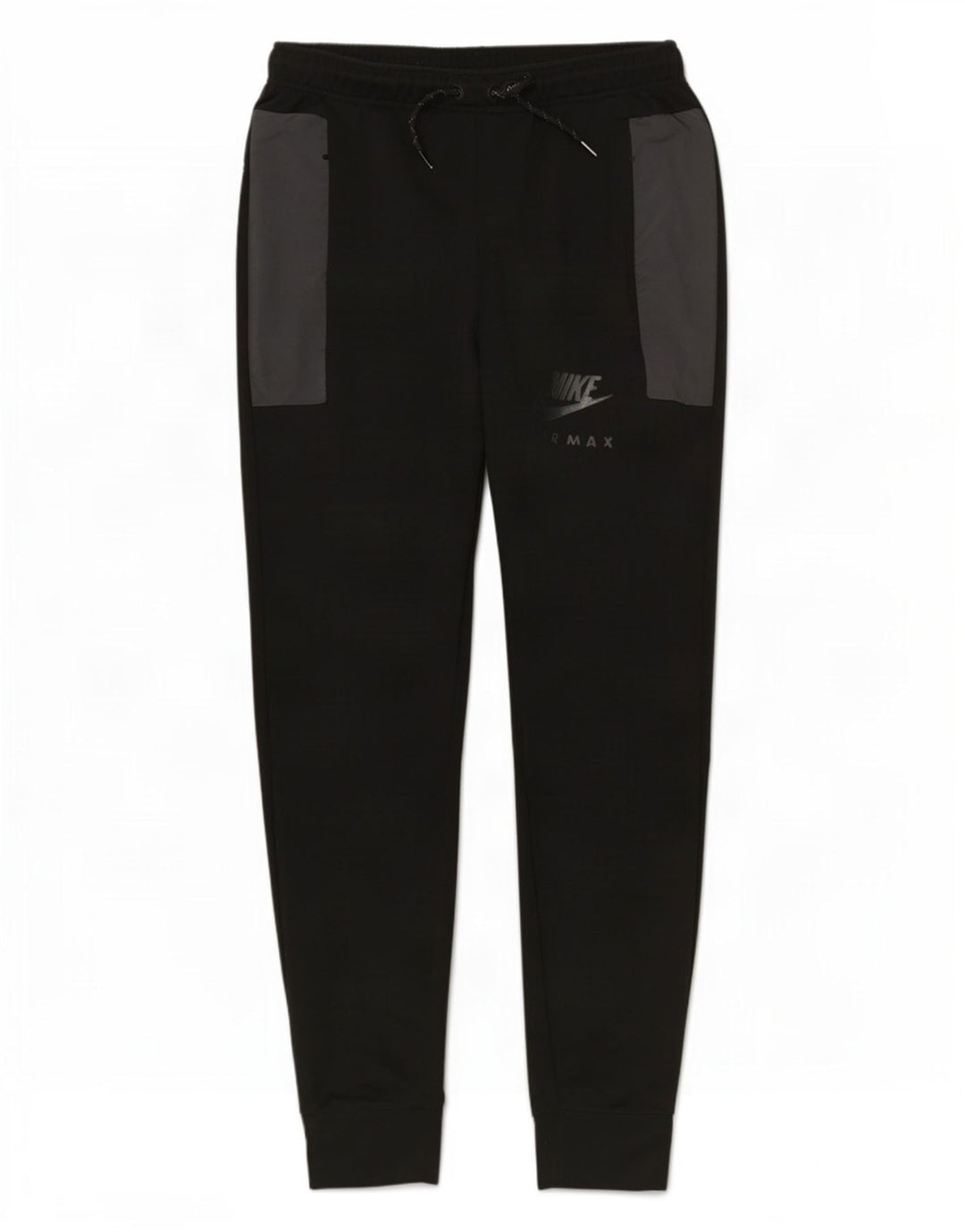 Nike Mens Tracksuit Trousers Joggers Large Black Colourblock Polyester