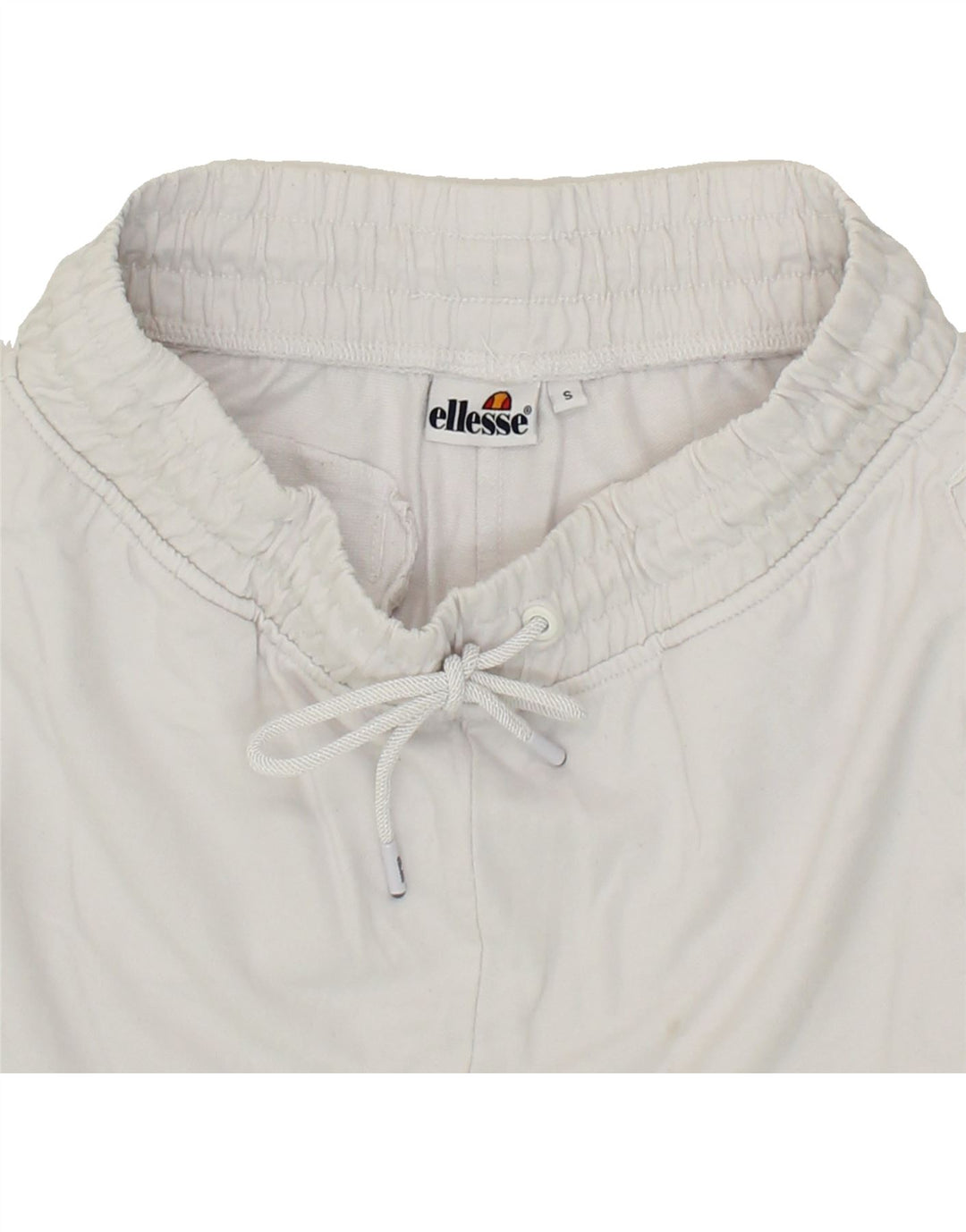 ELLESSE Mens Sport Shorts Small White Cotton Vintage Ellesse and Second-Hand Ellesse from Messina Hembry 