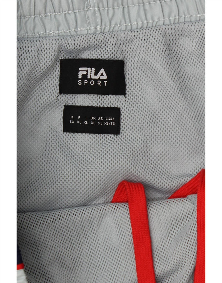 Fila Mens Swimming Shorts XL  Grey Colourblock Polyester