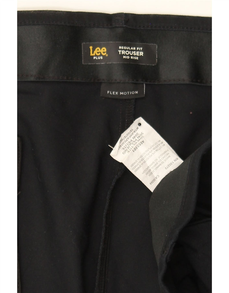 LEE Mens Regular Fit Capri Trousers W30 L30 Black Cotton Vintage Lee and Second-Hand Lee from Messina Hembry 