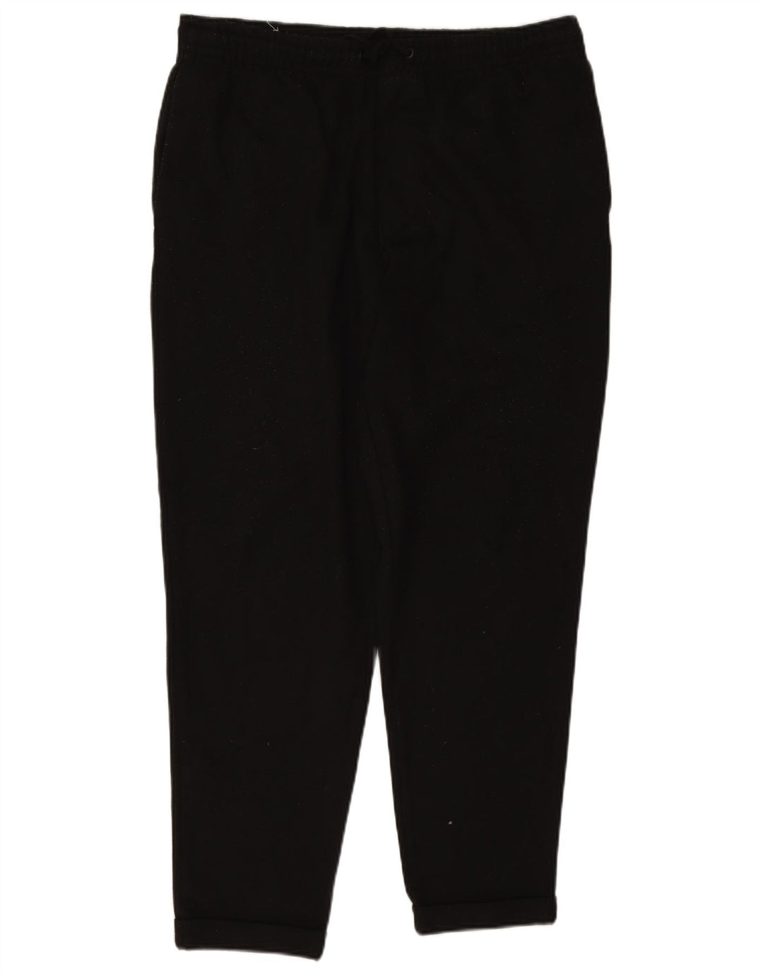 Zara Mens Tapered Chino Trousers Large W32 L28 Black Polyester