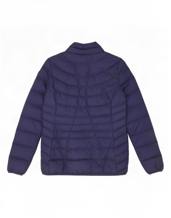 Puma Womens Padded Jacket UK 10 Small Navy Blue Nylon