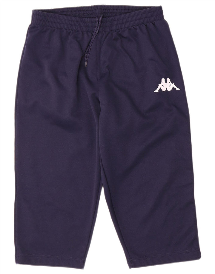 Kappa Mens Bermuda Sport Shorts Large Navy Blue Polyester