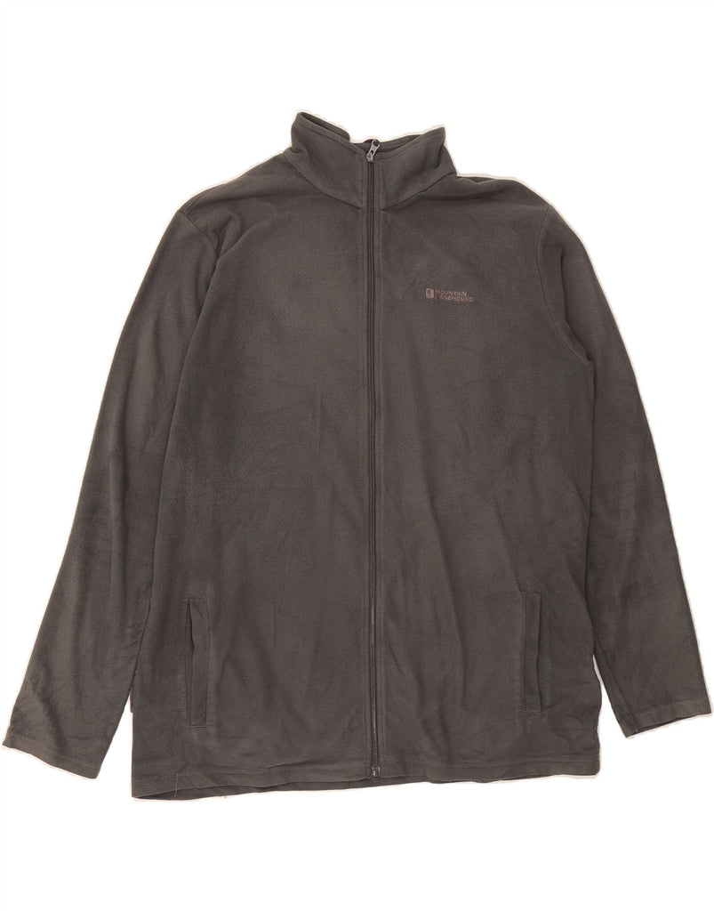 MOUNTAIN WAREHOUSE Mens Fleece Jacket UK 42 XL Grey Polyester Vintage Mountain Warehouse and Second-Hand Mountain Warehouse from Messina Hembry 