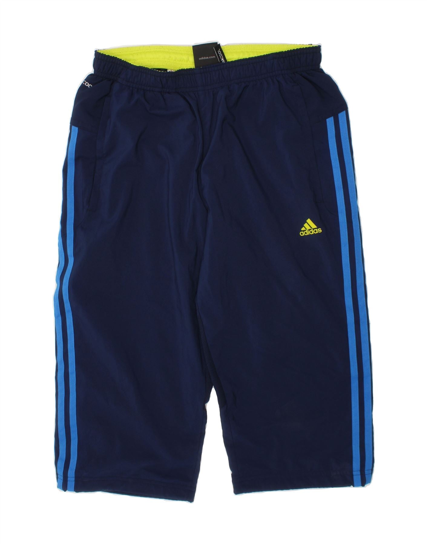 ADIDAS Boys Climacool Bermuda Sport Shorts 15-16 Years Navy Blue