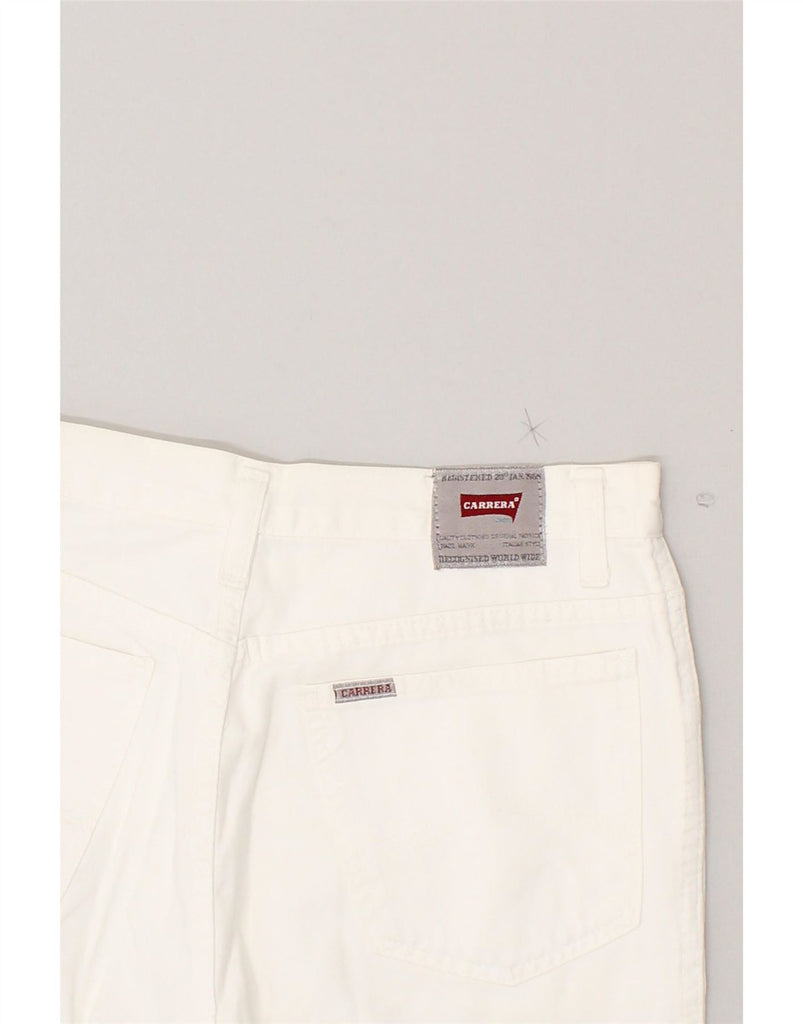 CARRERA Womens Straight Casual Trousers W30 L27  White Vintage Carrera and Second-Hand Carrera from Messina Hembry 