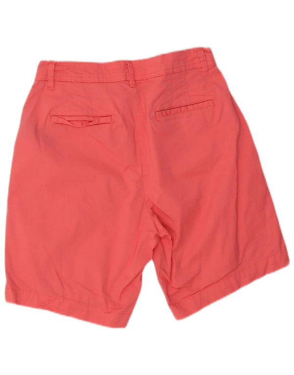 Crew Clothing Womens Chino Shorts UK 12 Medium W28 Pink Cotton