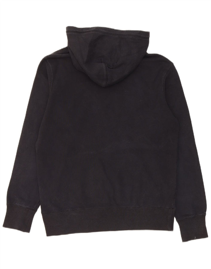 Nike Mens Hoodie Jumper Large Black Cotton