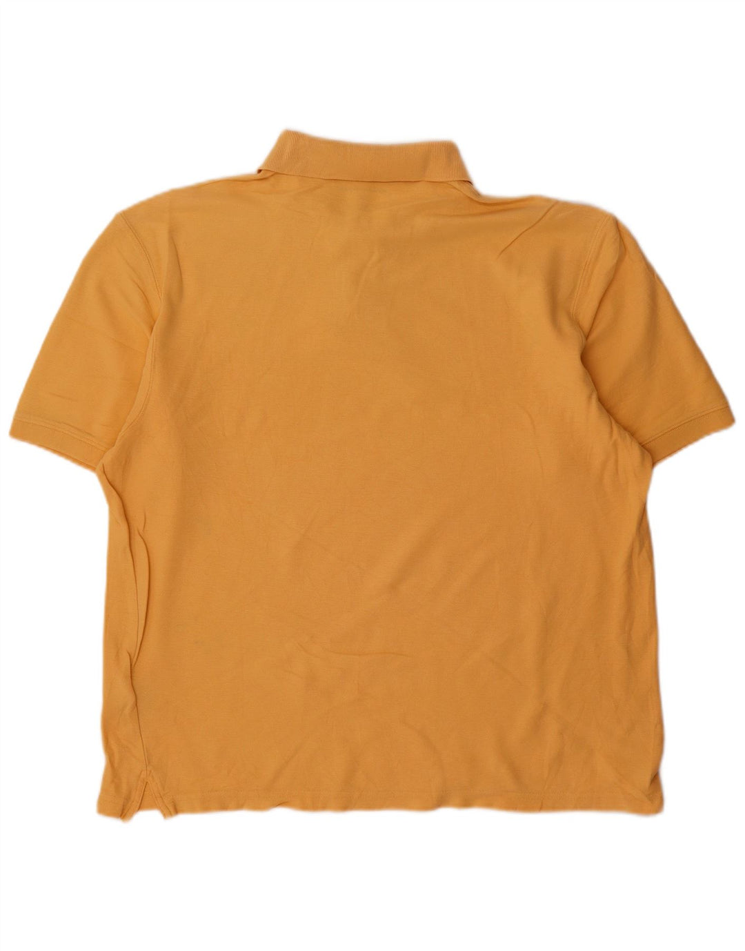 Eddie Bauer Mens Polo Shirt Medium Yellow Cotton