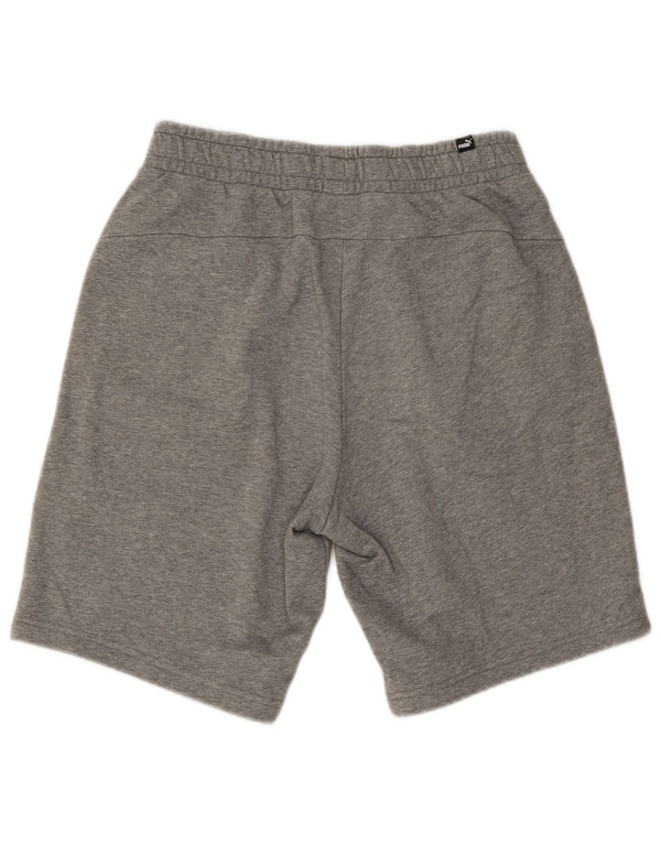 Puma Mens Sport Shorts Medium Grey Cotton