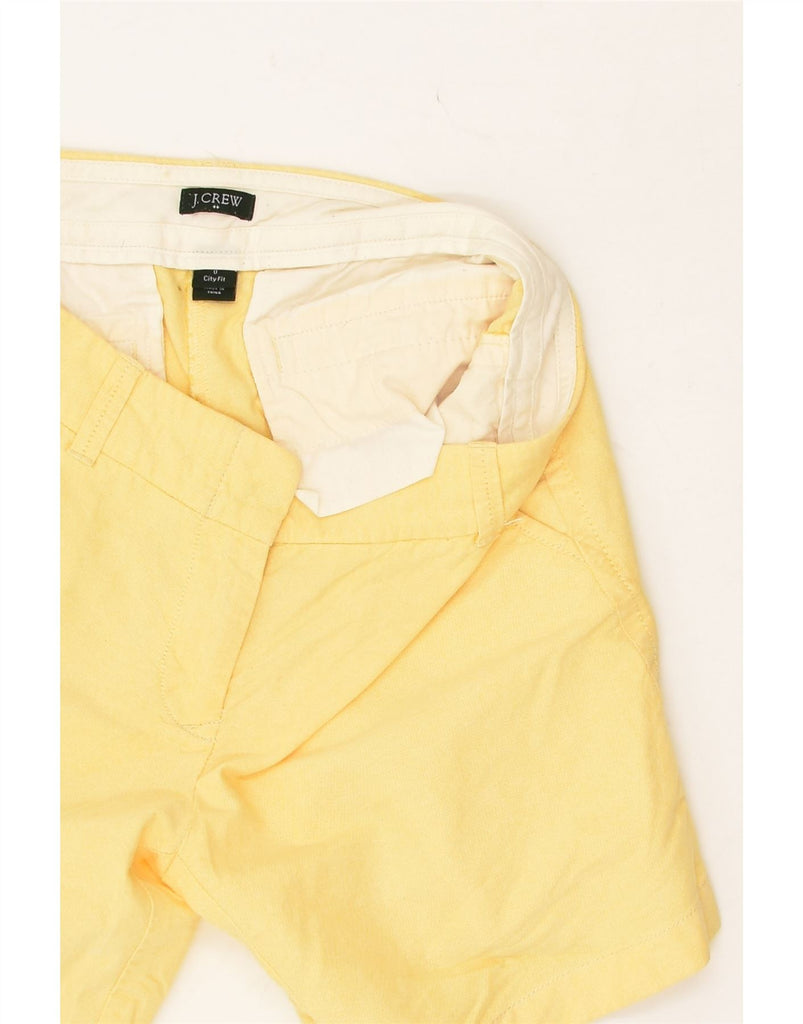 J. CREW Womens City Fit Chino Shorts US 0 XS W28  Yellow Cotton | Vintage J. Crew | Thrift | Second-Hand J. Crew | Used Clothing | Messina Hembry 